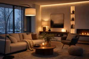 Illuminazione del soggiorno: come creare atmosfera con punti luce strategici