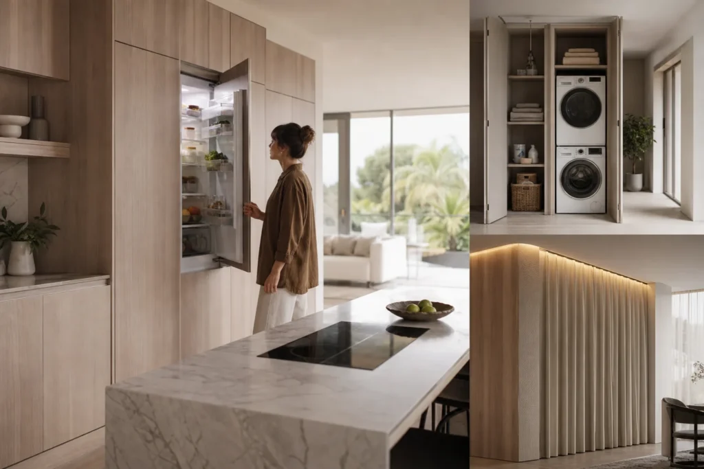Nascondere gli elettrodomestici in casa: soluzioni di design per uno spazio ordinato
