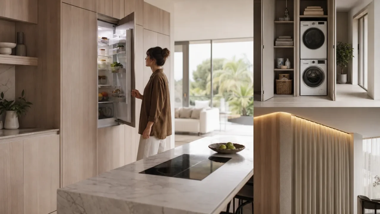 Nascondere gli elettrodomestici in casa: soluzioni di design per uno spazio ordinato