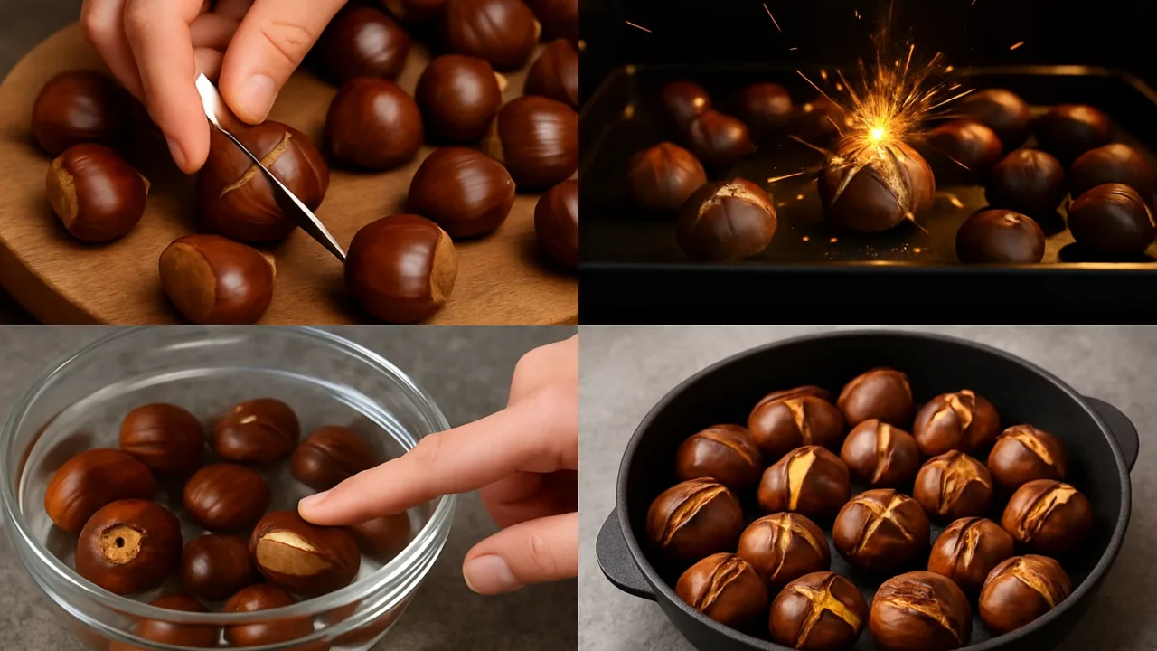 Castagne in autunno: come prepararle senza che esplodano e riconoscere quelle con il verme