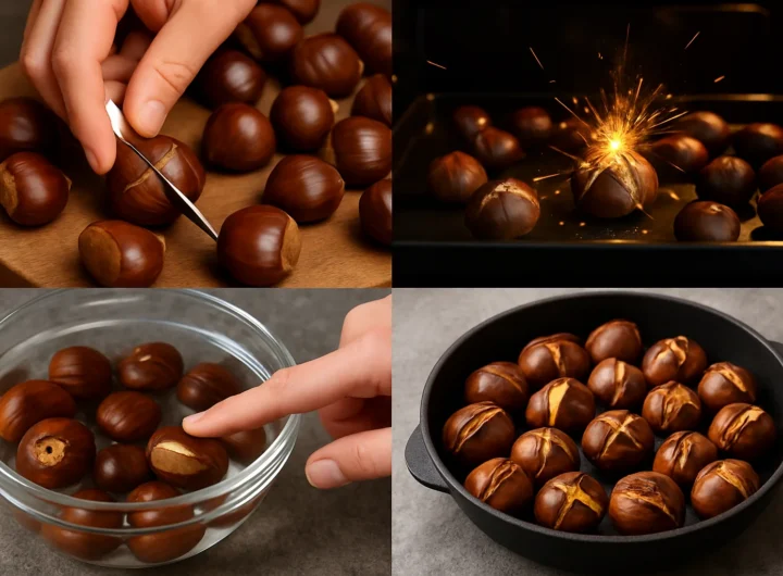 Castagne in autunno: come prepararle senza che esplodano e riconoscere quelle con il verme