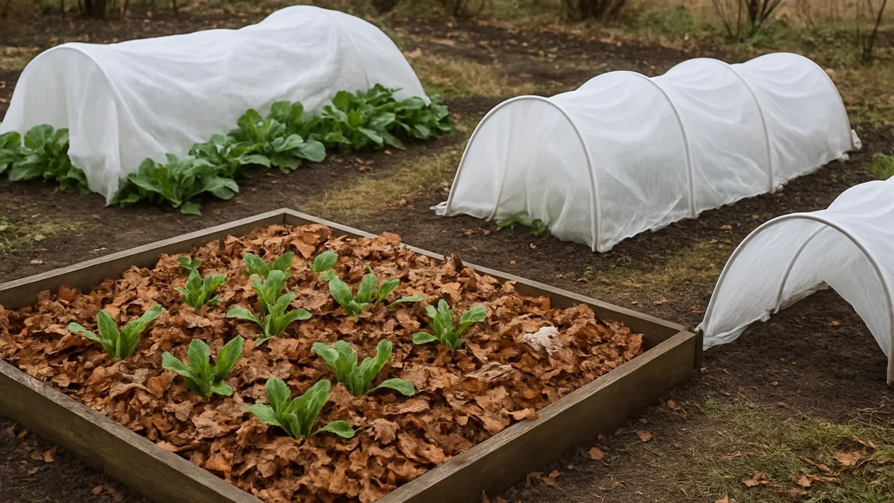 Proteggere orto e giardino dall'inverno: le mosse d'autunno senza spese