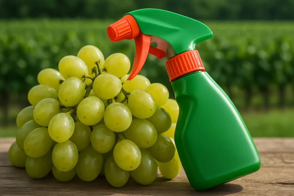 Uva da tavola italiana: fino a 8 pesticidi per grappolo, anche nel biologico