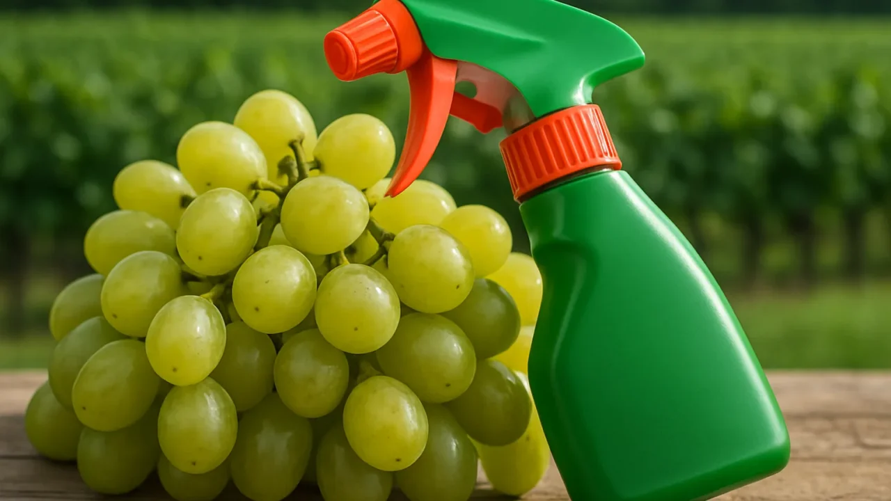 Uva da tavola italiana: fino a 8 pesticidi per grappolo, anche nel biologico