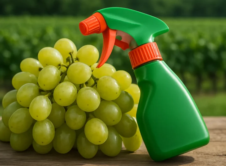 Uva da tavola italiana: fino a 8 pesticidi per grappolo, anche nel biologico