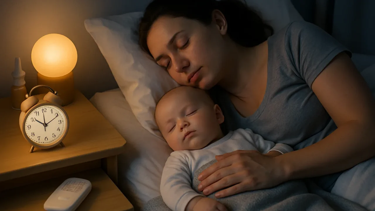 Cambio dell'ora solare: come aiutare il bebè (e te) a dormire meglio