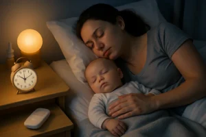 Cambio dell'ora solare: come aiutare il bebè (e te) a dormire meglio